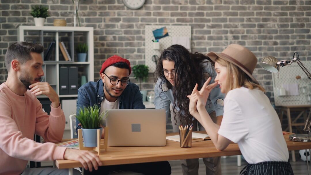 digital marketing team meeting